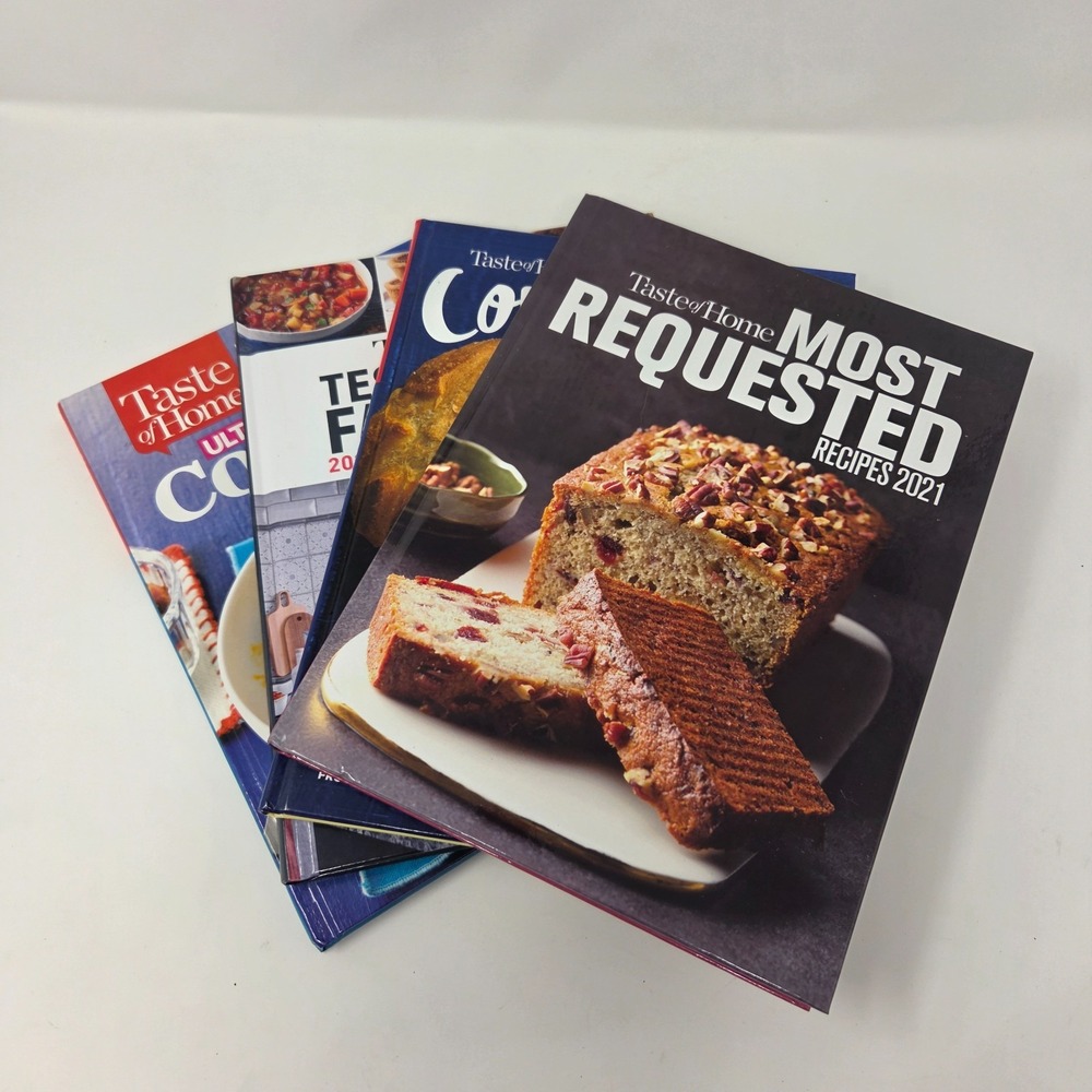 Lot of 3 Taste of Home Cookbooks Most Requested Copycat Comfort Food